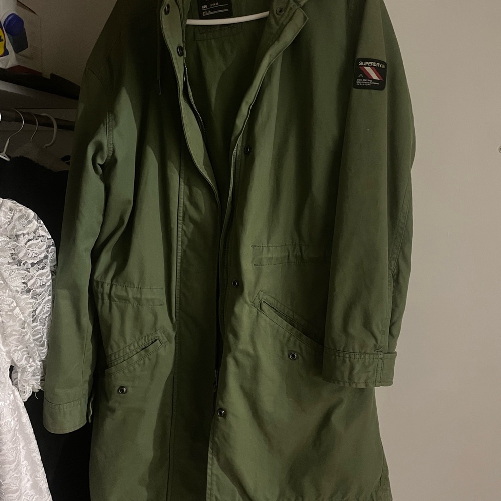 Superdry Woman khaki green jacket